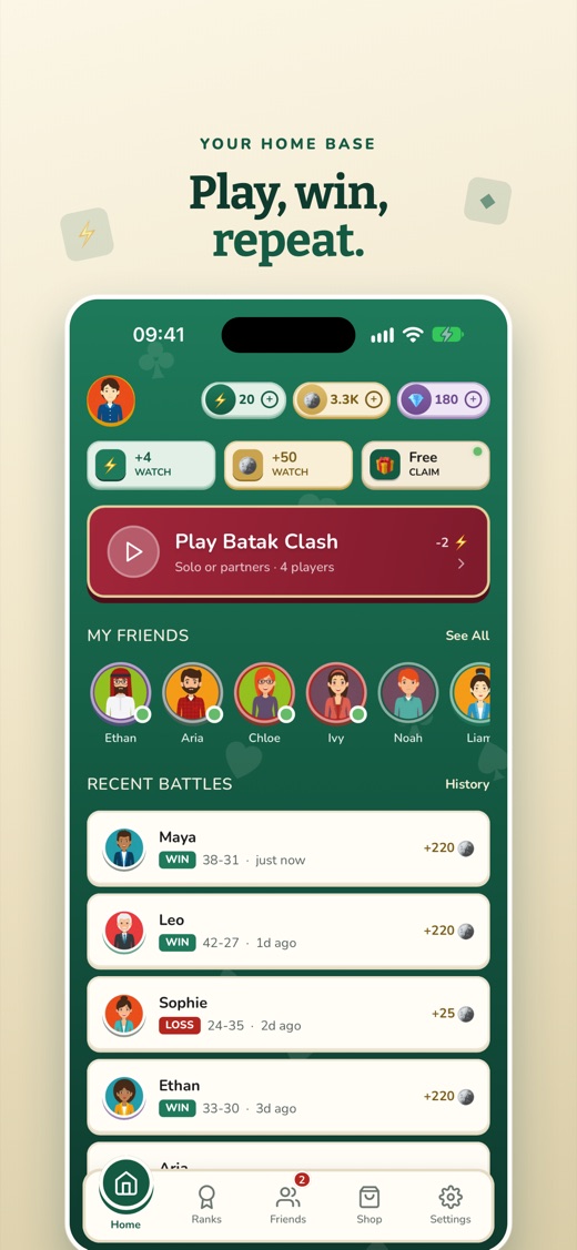 Play, win, repeat